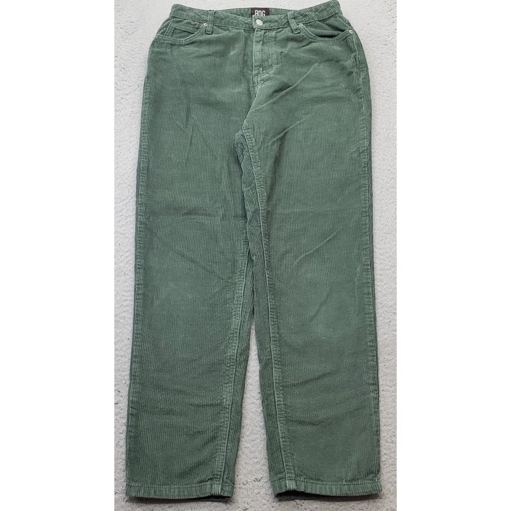 BDG Urban Outfitters Corduroy Mom Pants Womens 28 Green Straight Leg High Rise